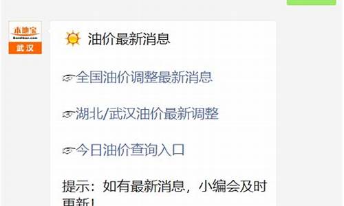 武汉实时油价查询_武汉油价调整最新消息价格查询